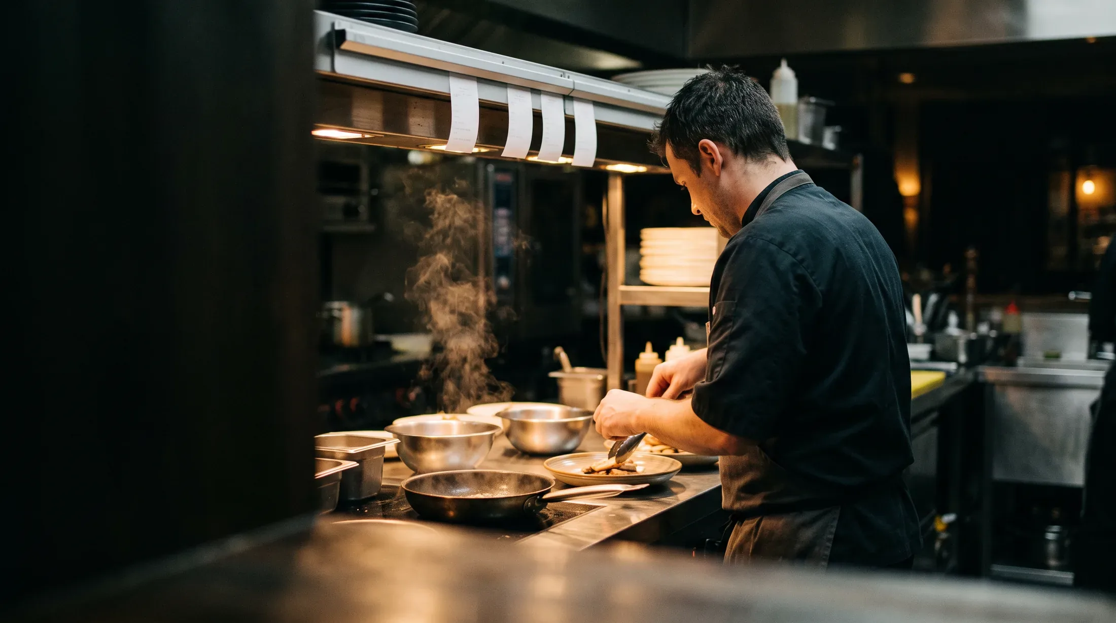 kitchen and culinary crew on the floor
